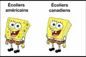 Read more about the article Écoliers américains vs canadiens